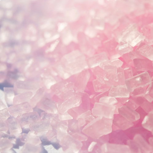 PINK SUGAR CRYSTALS